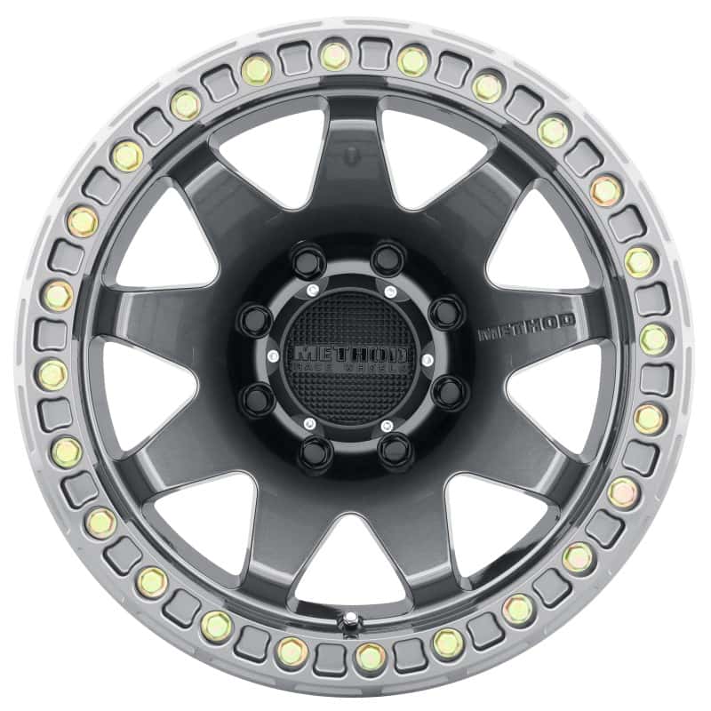 Method Wheels — Method MR108 17x9 -44mm Offset 8x6.5 130.81mm CB Gloss Titanium w/BH-H24125-38 Wheel - view 2