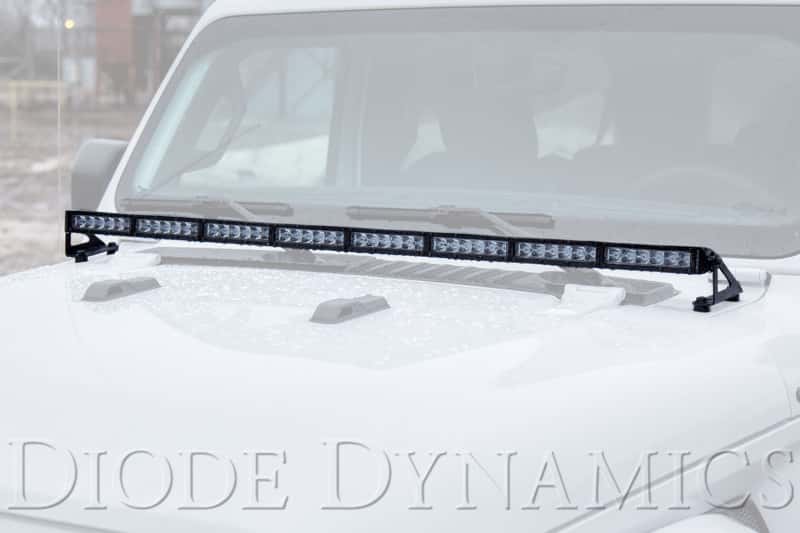 Diode Dynamics — Diode Dynamics 18-21 Jeep JL Wrangler/Gladiator Hood Bracket Kit - view 2