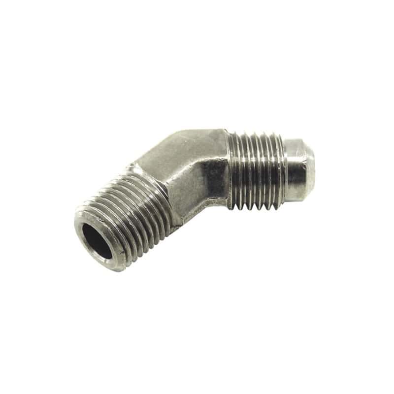 Nitrous Express — Nitrous Express 4AN Male x 1/8 NPT 45 Deg
AdptFitting - view 1