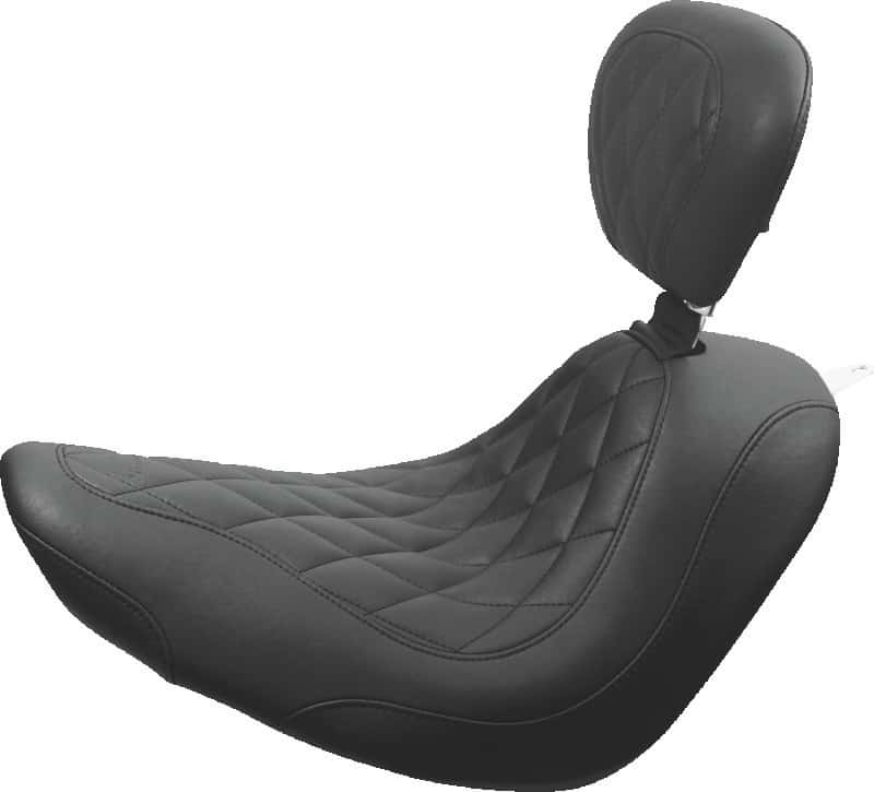 Mustang Motorcycle — Mustang 08-17 Yamaha Raider Fender Bib - Black - view 2