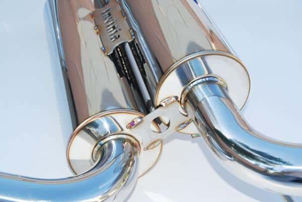 Invidia — Invidia 09+ 370Z Gemini Single Layer Titanium Tip Cat-back Exhaust - view 3
