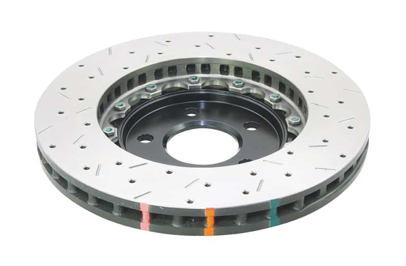 DBA — DBA 05-10 Ford Mustang GT / 11-13 V6 Front Drilled & Slotted 5000 Series 2 Piece Rotor w/ Black Hat
5000 Series Rotor,BK
Brake Rotor - view 2