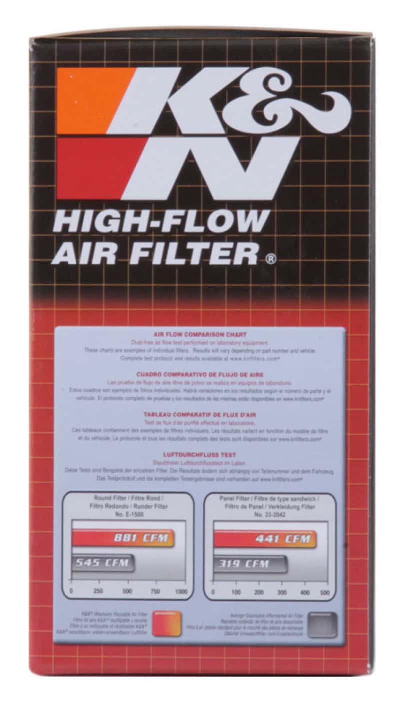 K&N Engineering — K&N Universal Round Clamp-On Air Filter 2in. Flange / 5-3/8in. OD / 2in. Height
Universal Clamp-On A
Clamp-on Air Filter - view 15