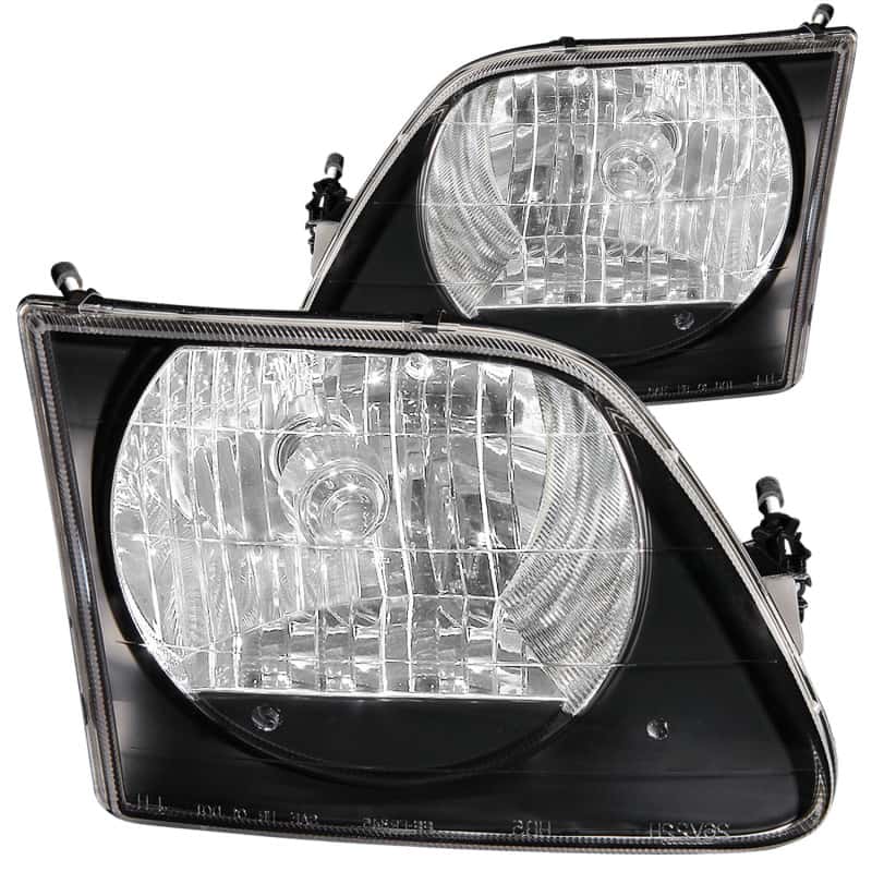 ANZO — ANZO 1997.5-2003 Ford F-150 Crystal Headlights Black G2
Head Light Set
HdLtSet - view 1