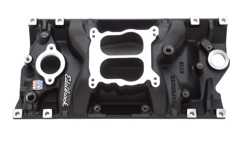 Edelbrock — Edelbrock Intake SBC Performer Vortec Black
MANIFOLD - view 1