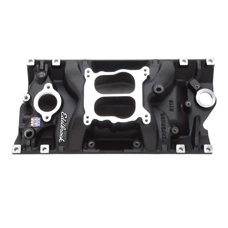 Edelbrock — Edelbrock Intake SBC Performer Vortec Black
MANIFOLD - view 3