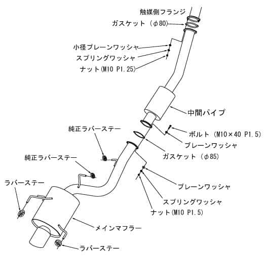 HKS — HKS SUPER TURBO MUFFLER BCNR33 RB26DETT - view 4