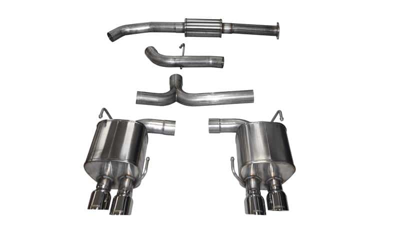 CORSA Performance — Corsa 2015-2021 Subaru WRX Cat Back Exhaust Polished Quad 3.5in Tips Sport
Exhaust - view 2