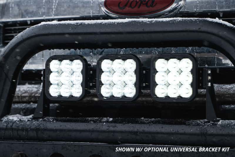 Diode Dynamics — Diode Dynamics SS5 Pro Universal CrossLink 3-Pod Lightbar - Yellow Driving - view 3