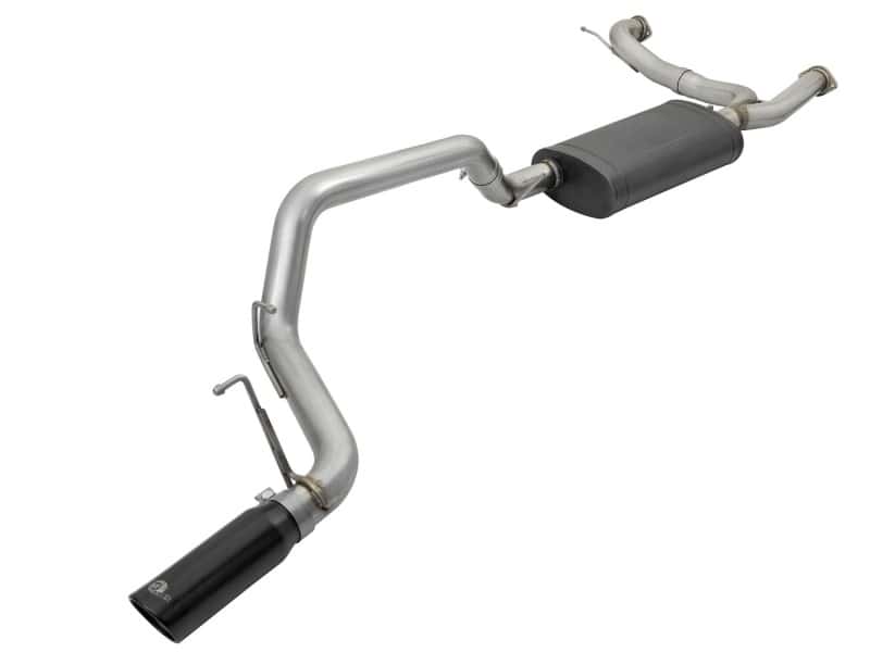 aFe — aFe MACHForce XP 3in 304 SS Cat-Back Exhausts w/ Black Tips 10-17 Nissan Patrol (Y62) V8-5.6L
Cat-Back Exhaust - view 1