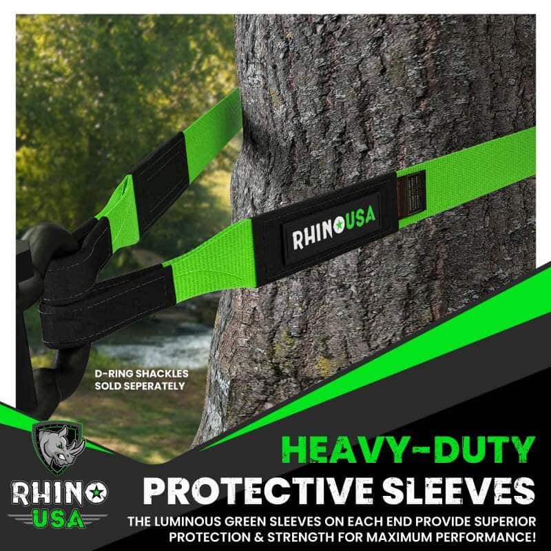 Rhino USA — Rhino USA Recovery Tow Strap 3Inx20Ft (Green)
Tow Strap - view 5