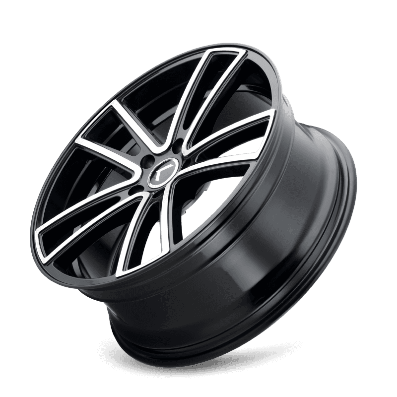 Kraze Wheels — Kraze KR190 Lusso 22x8.5 / 5x112 BP / 38mm Offset / 66.56mm Hub Gloss Black Machined Wheel
KRAZE KR190 - view 3