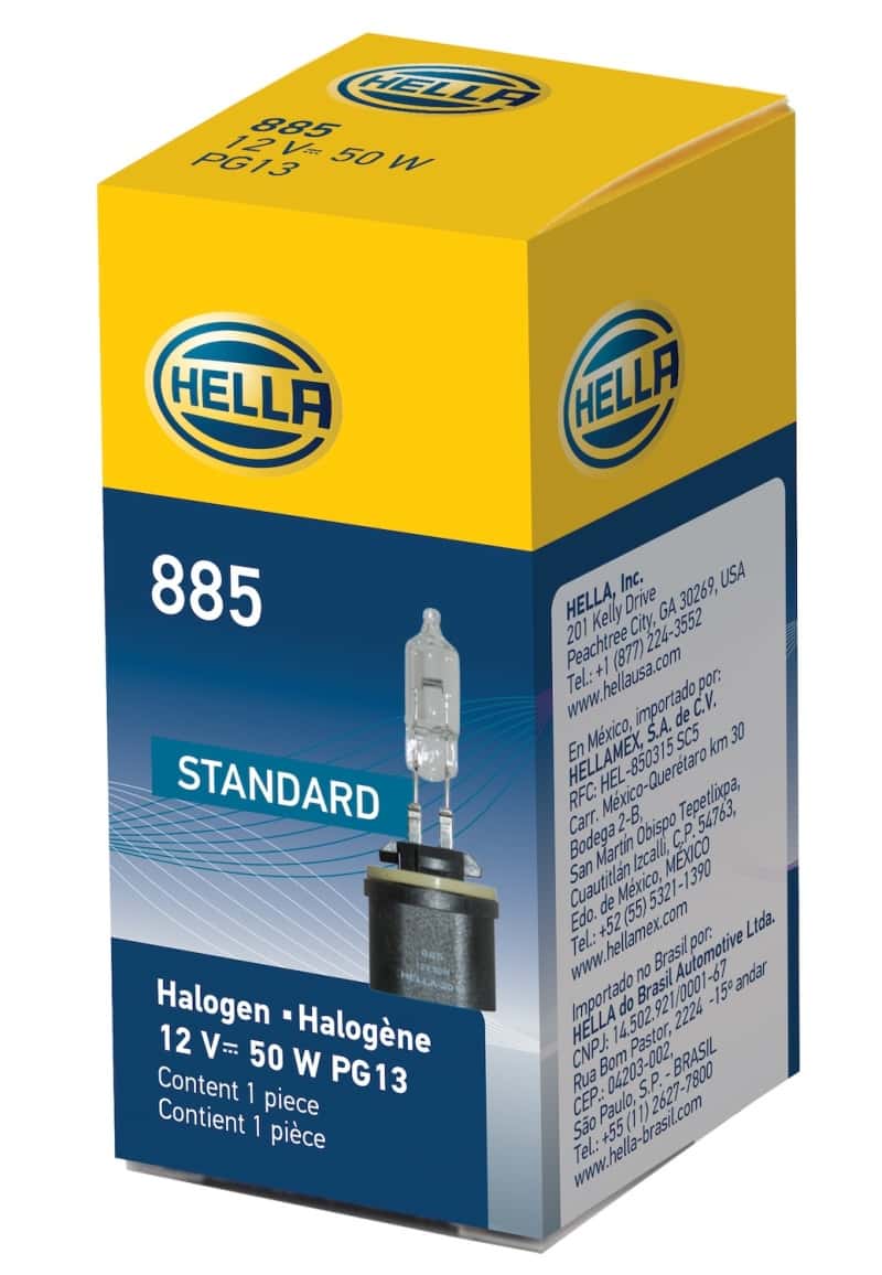 Hella — Hella Bulb 885 12V 50W PG13 T3.25
885 Halogen Bulb - view 7