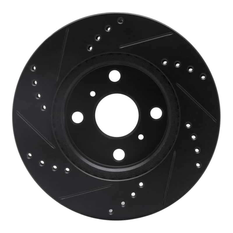 R1 Concepts — R1 12-15 Scion IQ Front Right Drilled & Slotted Black Brake Rotor
R1 Brake Rotor Drill - view 5