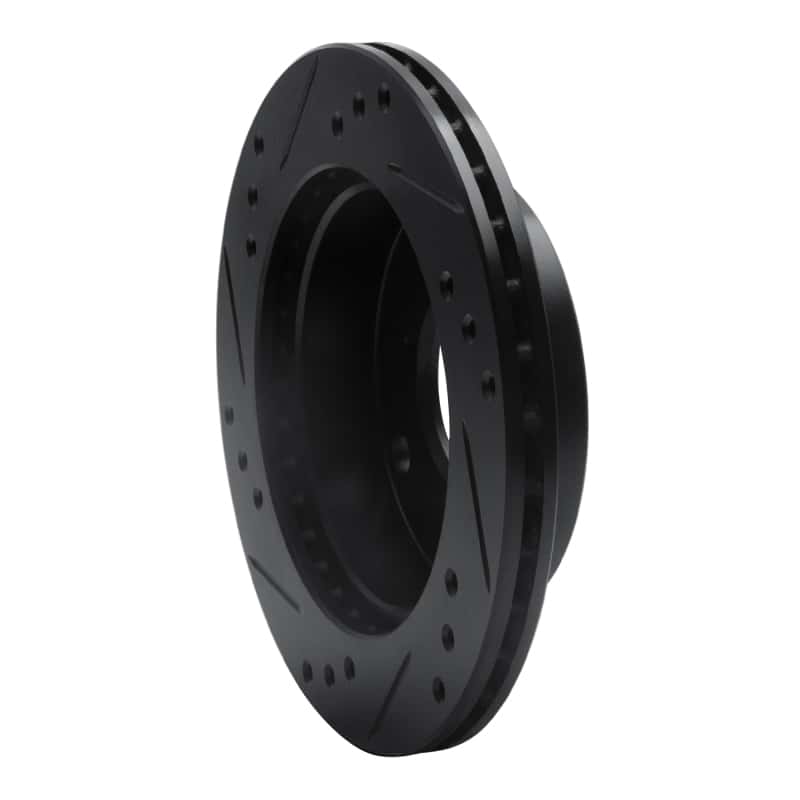 R1 Concepts — R1 89-01 Chevrolet Metro Front Right Drilled & Slotted Black Brake Rotor
R1 Brake Rotor Drill - view 4