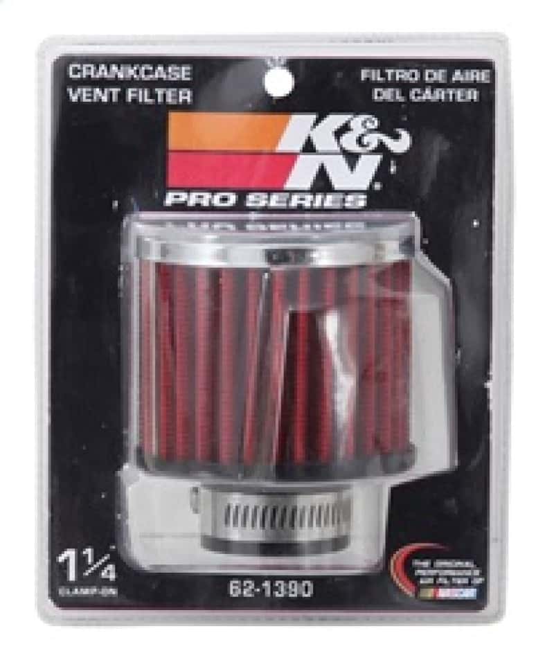 K&N Engineering — K&N 1.25in Flange ID x 3in OD x 2.5in H Rubber Base Crankcase Vent Filter
Vent Air Filter/Brea
Vent Air Filter - view 12