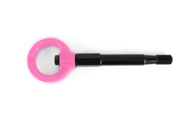Perrin Performance — PERRIN 08-14 Subaru WRX/STI (Hatchback) Tow Hook Kit (Rear) - Hyper Pink - view 3