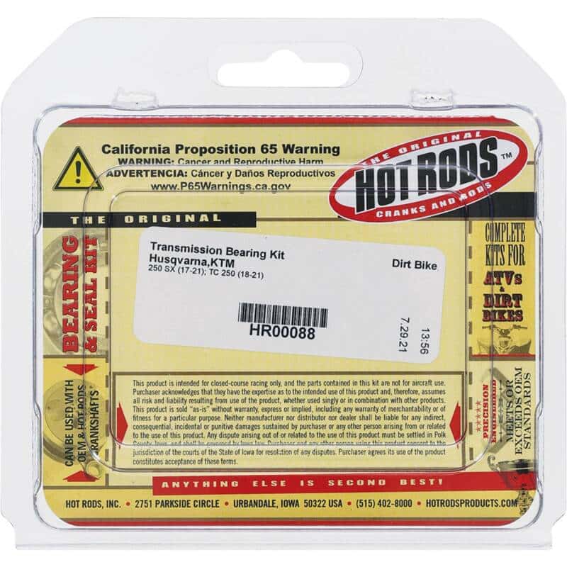 Hot Rods — Hot Rods 17-18 Husqvarna TE 250 250cc Transmission Bearing Kit - view 4