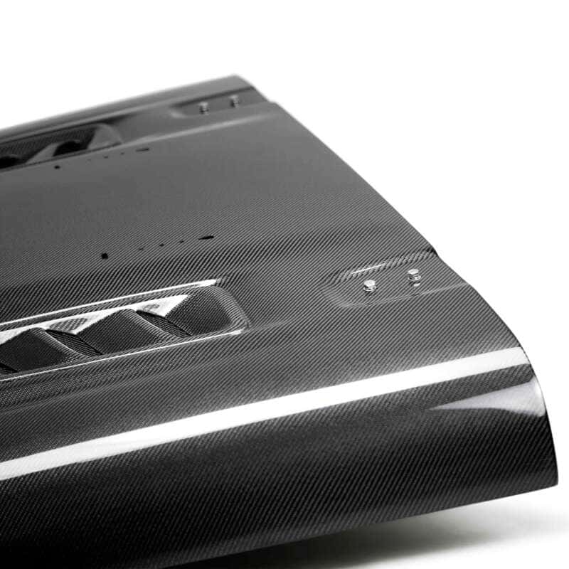 Anderson Composites — Anderson Composites 19-20 Jeep Wrangler Rubicon Type-OE Carbon Fiber Hood - view 7