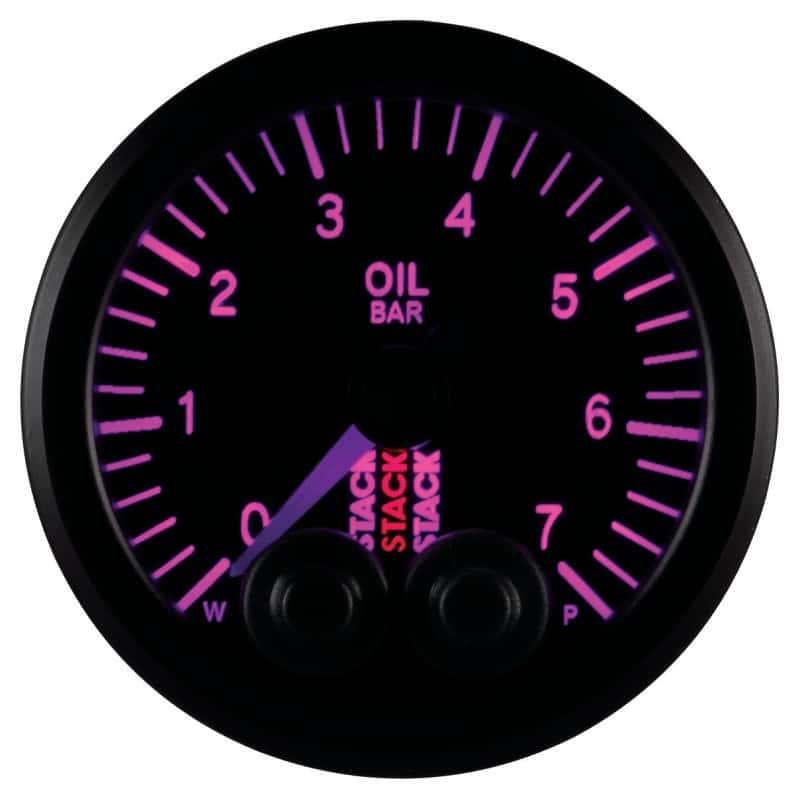 AutoMeter — Autometer Stack 52mm 0-7 Bar M10 Male Pro-Control Oil Pressure Gauge - Black
Ga OilP PC Blk 7 Bar - view 8