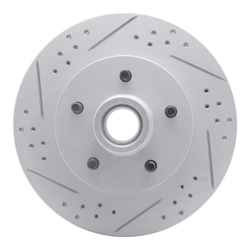 R1 Concepts — R1 69-96 Buick Estate Wagon Front Right Drilled & Slotted Geo-Carbon Rotor - view 1
