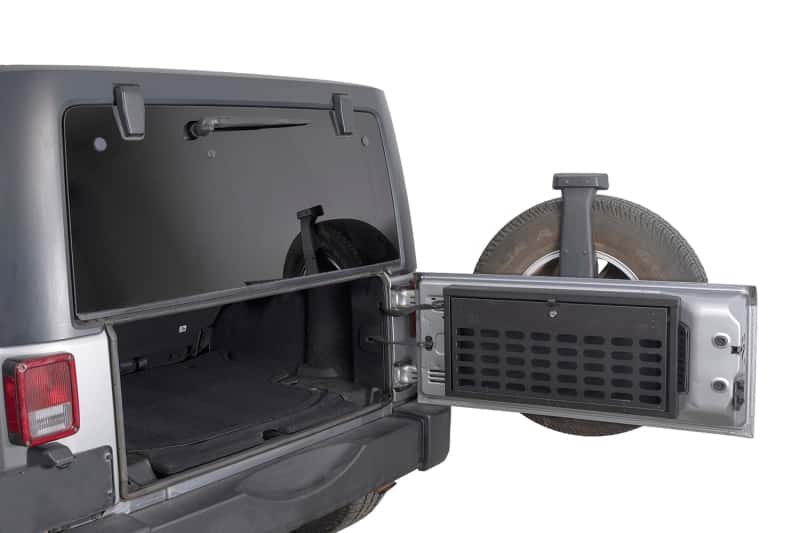 Tuffy Products — Tuffy Jeep Wrangler Molle Tailgate Lockbox W/ Combo Lock
Tailgate Lockbox - view 5