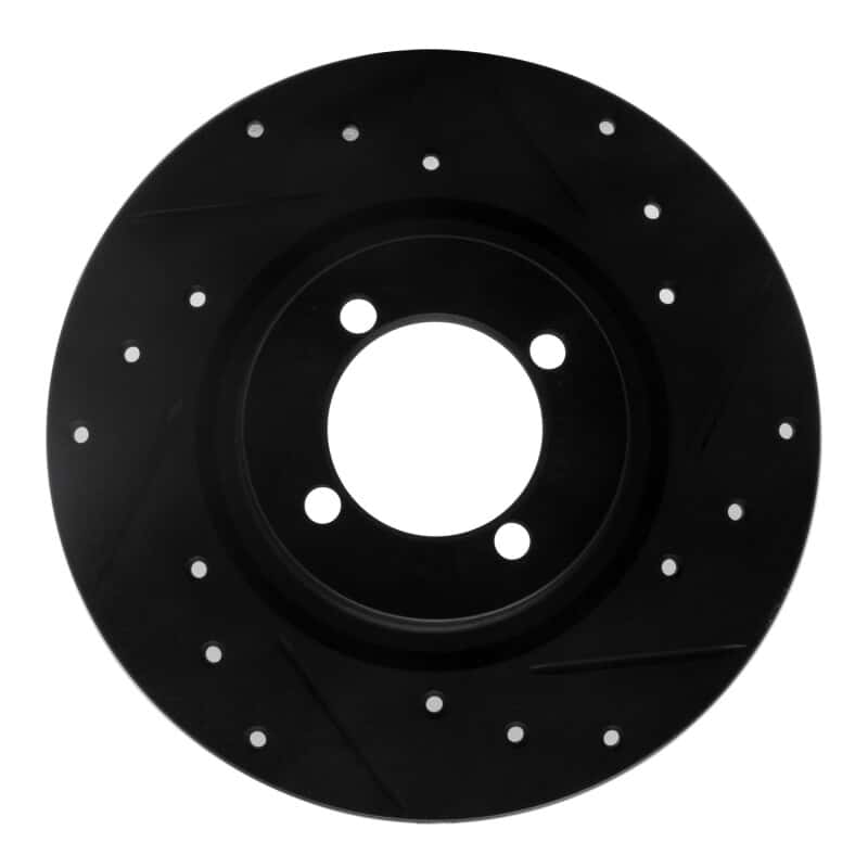 R1 Concepts — R1 67-76 BMW 1600 Front Right Drilled & Slotted Black Brake Rotor
R1 Brake Rotor Drill - view 1