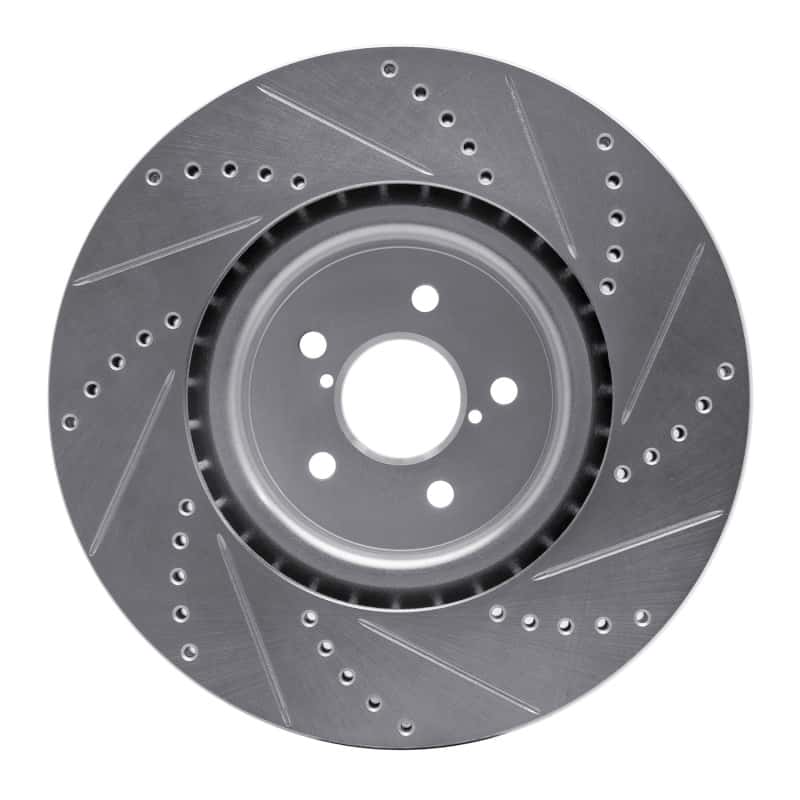 R1 Concepts — R1 03-25 Subaru BRZ Front Left Drilled & Slotted Silver Brake Rotor
R1 Brake Rotor Drill - view 5