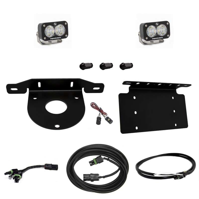 Baja Designs — Baja Designs 2021+ Ford Bronco Dual S1 Sport W/C Reverse Kit w/Lic Plate w/Upfitter - view 2