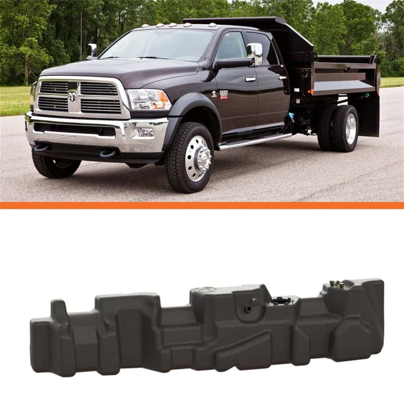 Titan Fuel Tanks — Titan Fuel Tanks 07-24 RAM 84in/108in Cab & Chassis 50 Gallon XXL Mid-Ship Fuel Tank
Fuel Tank - view 5