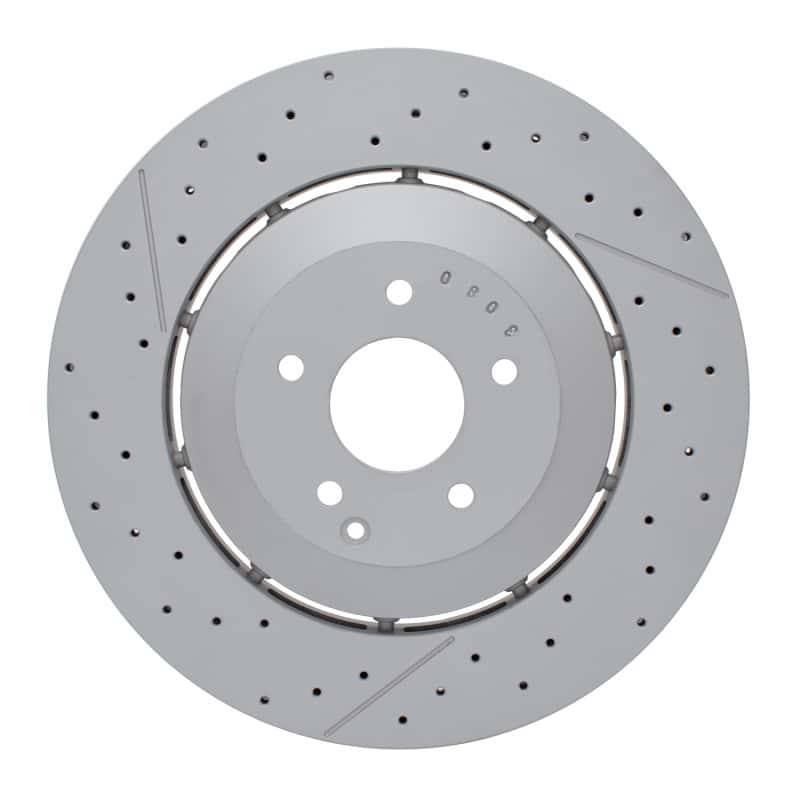 DFC — DFC 06-11 Mercedes-Benz SLK55 AMG Front Drilled and Slotted Hi-Carbon Alloy Geomet Coated Rotor - view 1