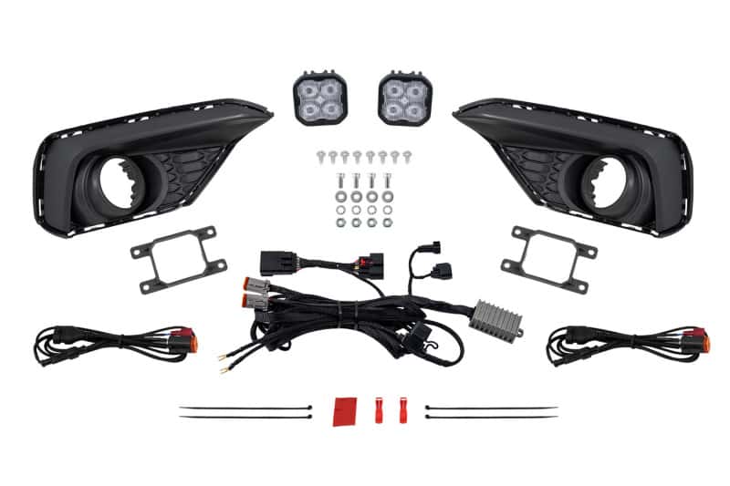 Diode Dynamics — Diode Dynamics 2025 Ford Mustang EcoBoost SS3 Add-On Fog Lamp Kit White Sport - view 1