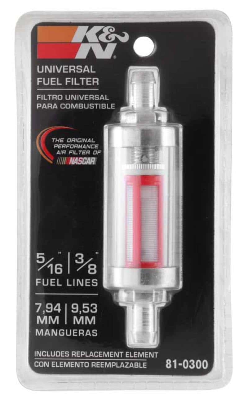 K&N Engineering — K&N 5/16in x 3/8in Universal Replacement In-Line Fuel Filter
Replacement Fuel Fil - view 3
