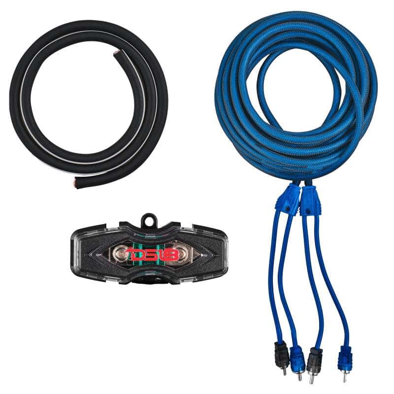 DS18 — DS18 4-GA Amplifier Install Kit Advance- Blue - view 4