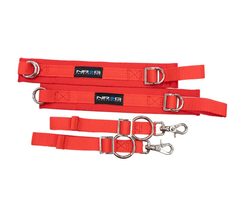 NRG — NRG SFI 3.3 Arm Restraints One Pair - Red - view 2