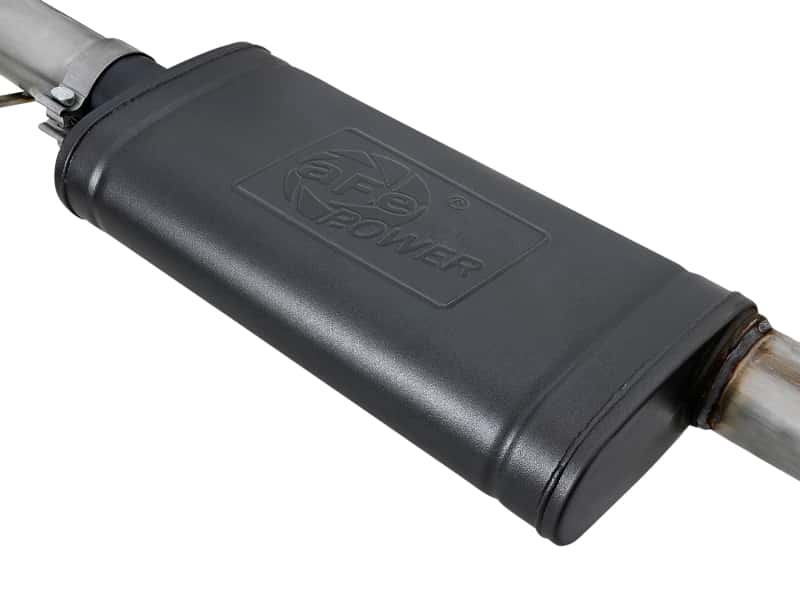 aFe — aFe Large Bore HD 3in 304 SS Cat-Back Exhaust w/ Black Tips 14-19 Jeep Grand Cherokee (WK2) V6-3.6L
Cat-Back Exhaust - view 3