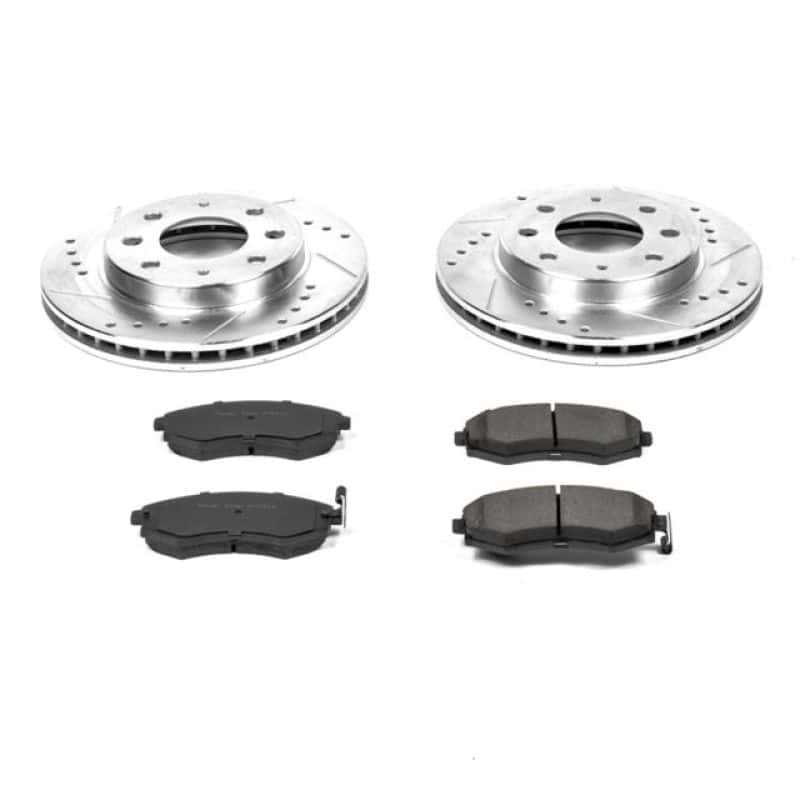 PowerStop — Power Stop 98-01 Hyundai Elantra Front Z23 Evolution Sport Brake Kit - view 1