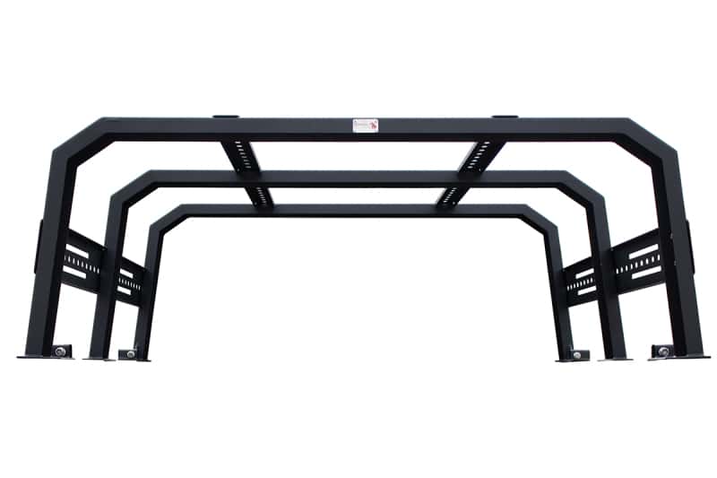 Fishbone Offroad — Fishbone Offroad 20+ Jeep Gladiator Bed Rack Full Tackle Rack - Black Powdercoat - view 2