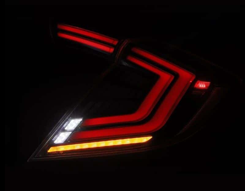 AlphaRex — AlphaRex 16-21 Honda Civic Hatchback / Type-R FK8 Nova-Series LED Tail Lights (Pair) - Black
Taillight Assembly - view 3