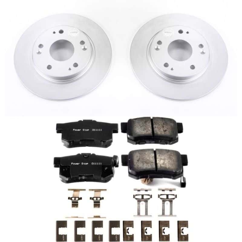 PowerStop — Power Stop 11-15 Honda CR-Z Rear Z17 Evolution Geomet Coated Brake Kit - view 1