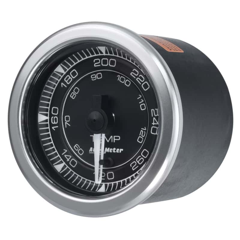 AutoMeter — Autometer Chrono 2-1/16in 120-280 Degree Temperature Gauge
GA 2" TEMP 280F S CH - view 3