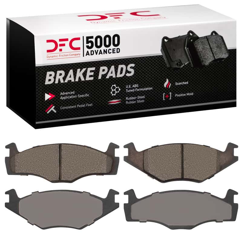 DFC — DFC 84-05 Volkswagen Derby (Mexico) Front 5000 Advanced Low Metallic Brake Pads
DFC Brake Pad Set - view 1