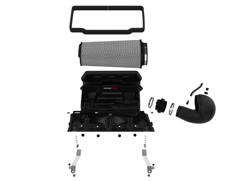 aFe — aFe 21-23 RAM 1500 TRX V8-6.2L SC Magnum FORCE Stage2 Cold Air Intake System w/Pro DRY S
Magnum FORCE Intake - view 2