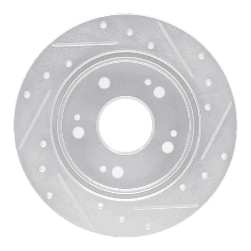 R1 Concepts — R1 06-15 Honda Civic Si Rear Left Drilled & Slotted Silver Brake Rotor
R1 Brake Rotor Drill - view 5
