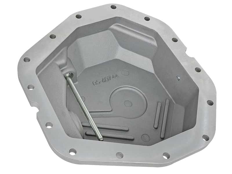 aFe — aFe Power Rear Diff Cover Raw Finish 2017 Ford F-350/F-450 V8 6.7L (td) Dana M300-14 (Dually)
Differential Cover - view 3