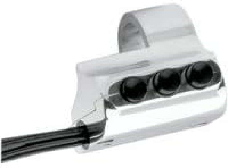 Performance Machine — Performance Machine Switch Assembly 3 Button Left Side - Chrome - view 2