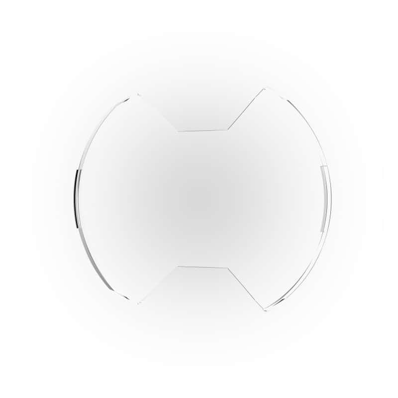 KC HiLiTES — KC HiLiTES SlimLite 8in. LED Light Shield (Shield Only) - Clear - view 11