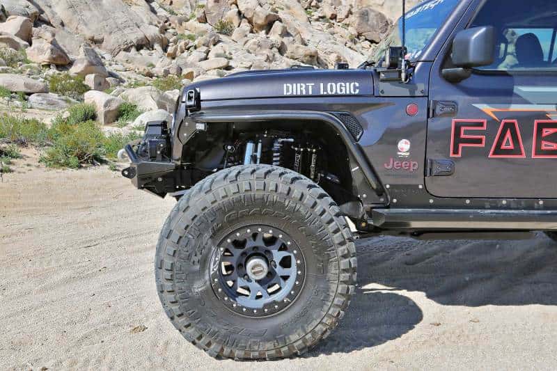 Fabtech — Fabtech 18-21 Jeep JL 4WD Front Steel Tube Fenders
Fender - view 3