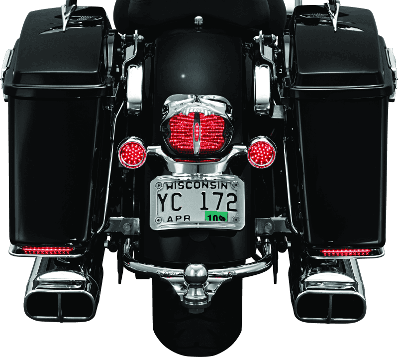 Kuryakyn — Kuryakyn Zombie Taillight Cover Chrome - view 2