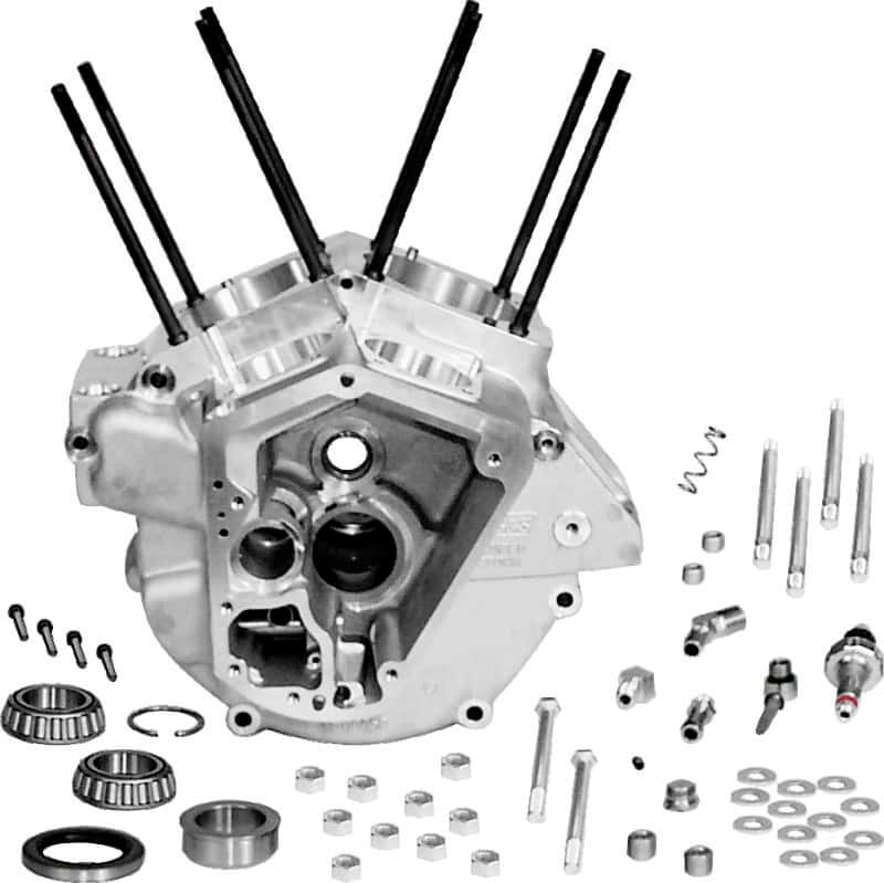 S&S Cycle — S&S Cycle 92-99 BT w/ Stock Bore Super Stock Alternator Style Crankcase - Natural - view 1